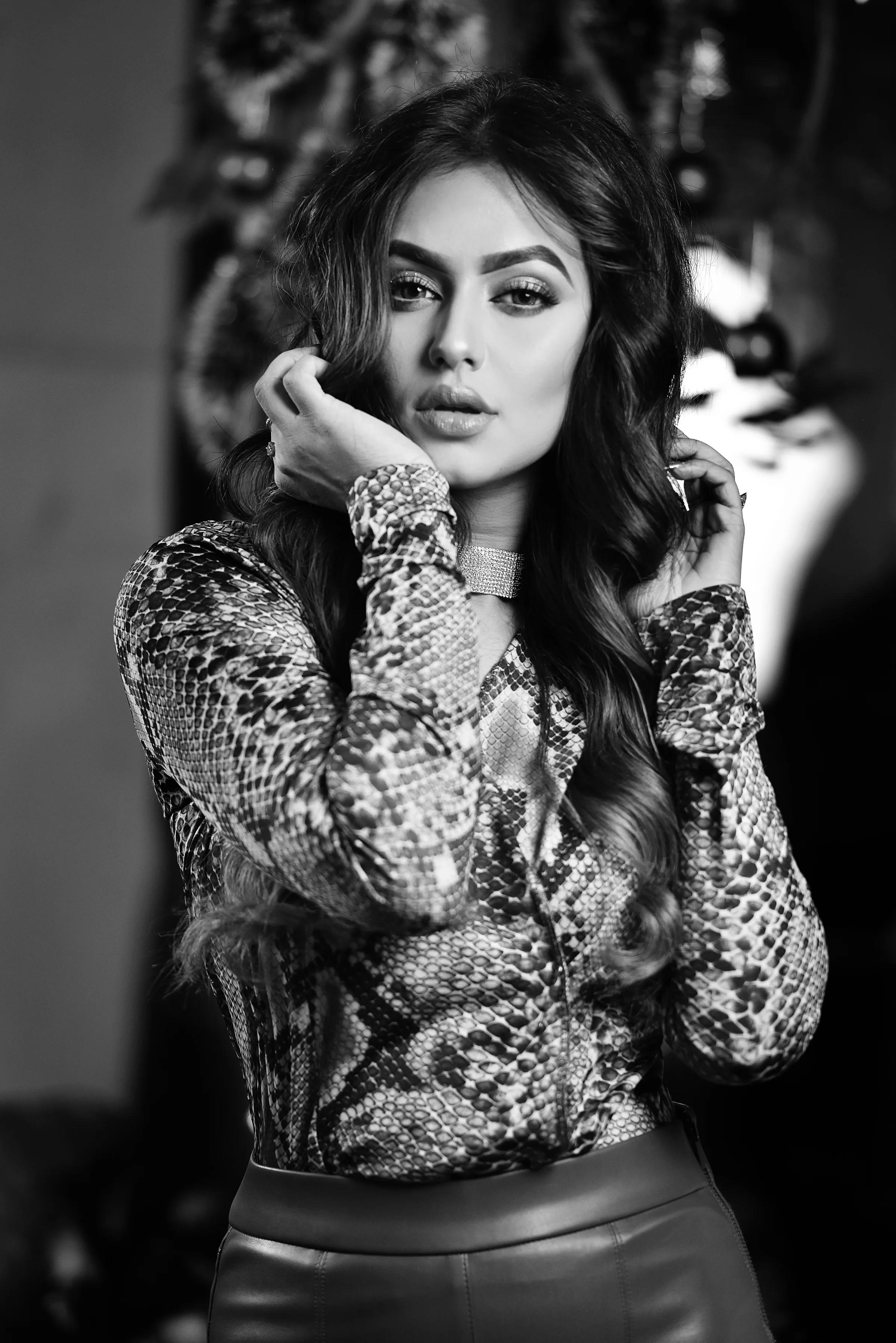 In black and white, confidence speaks the loudest.
