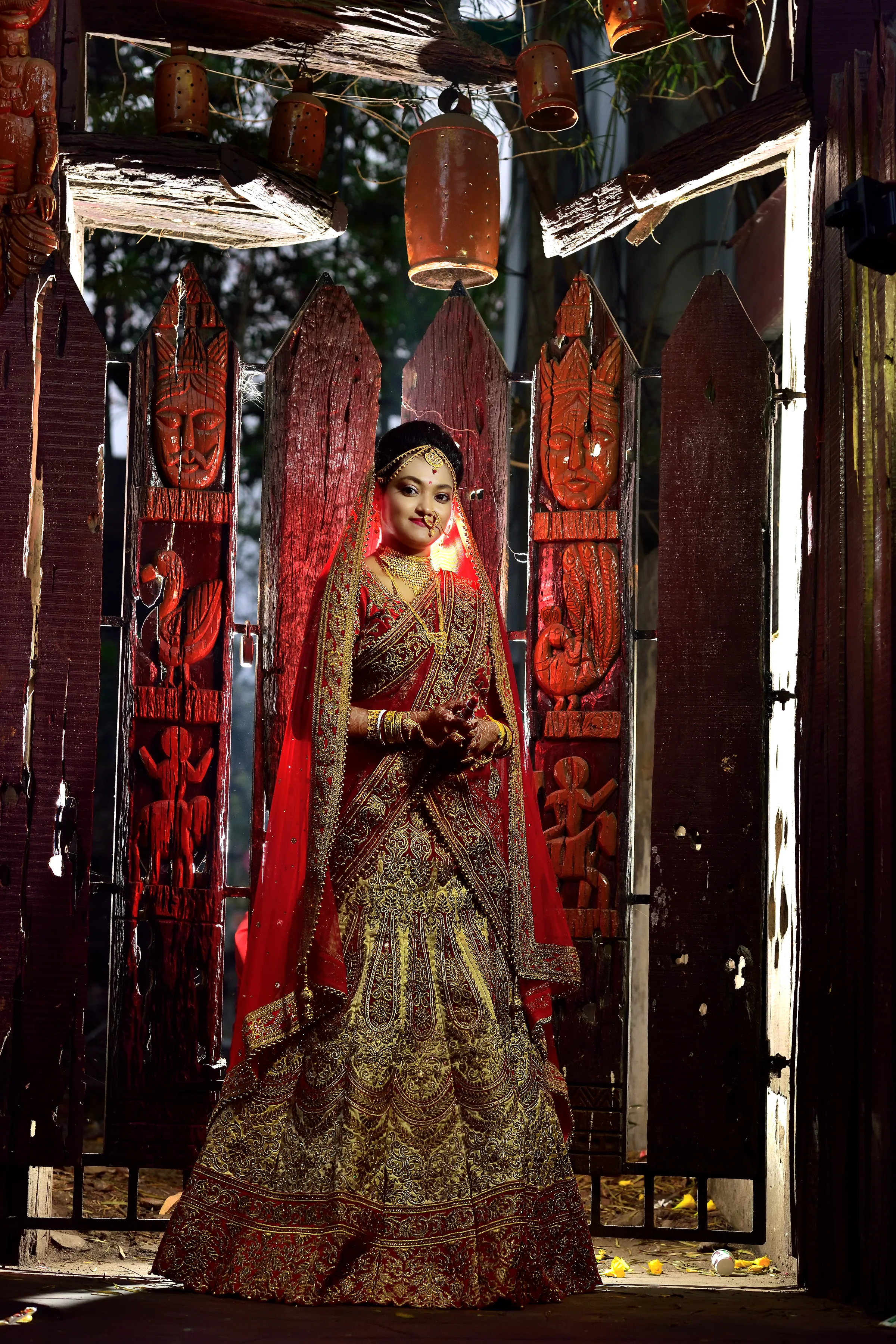 A queen wrapped in heritage.